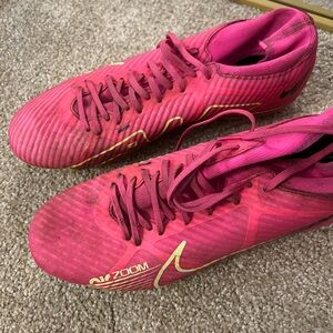 Nike Pink Zoom Soccer Cleats